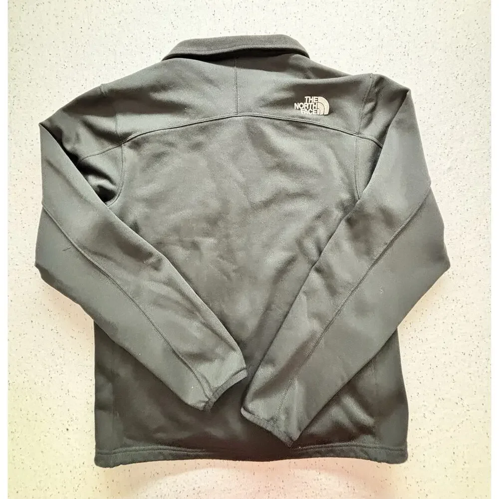 The North Face Ridgewall Softshell Jacket Mens Medium M Black Full Zip Fleece